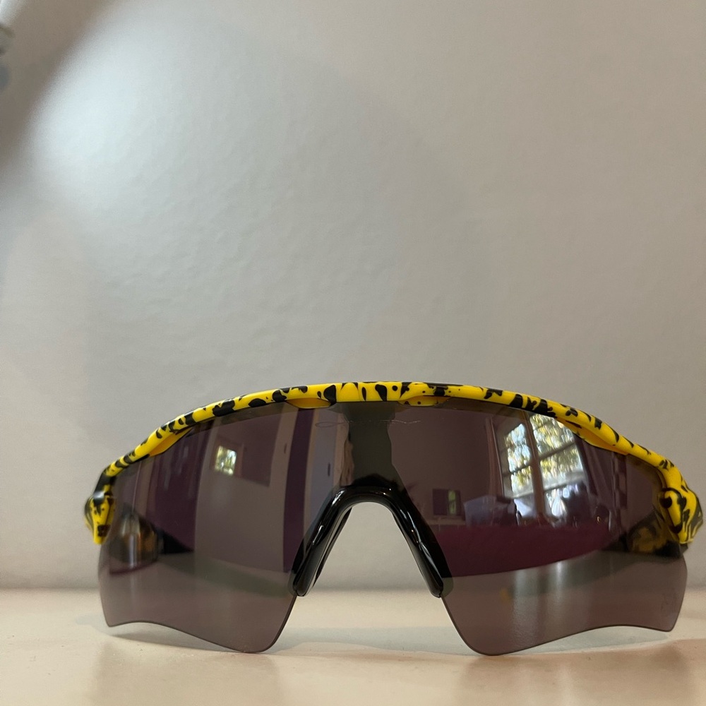 Radar EV Path Tour De France Yellow Leopard Print Sports Sunglasses